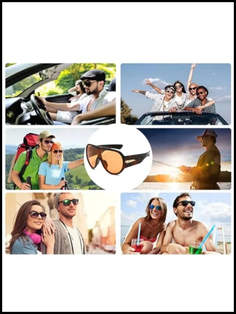Retro Oversized Pilot Sunglasses Large Big Frame UV400 Protection